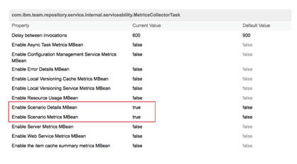 We set Enable Scenario details and Metrics to True